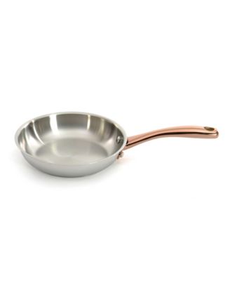 Ouro Gold 3pc 18/10 Stainless Steel Starter Set, SS Lids , Rose Gold Handles
