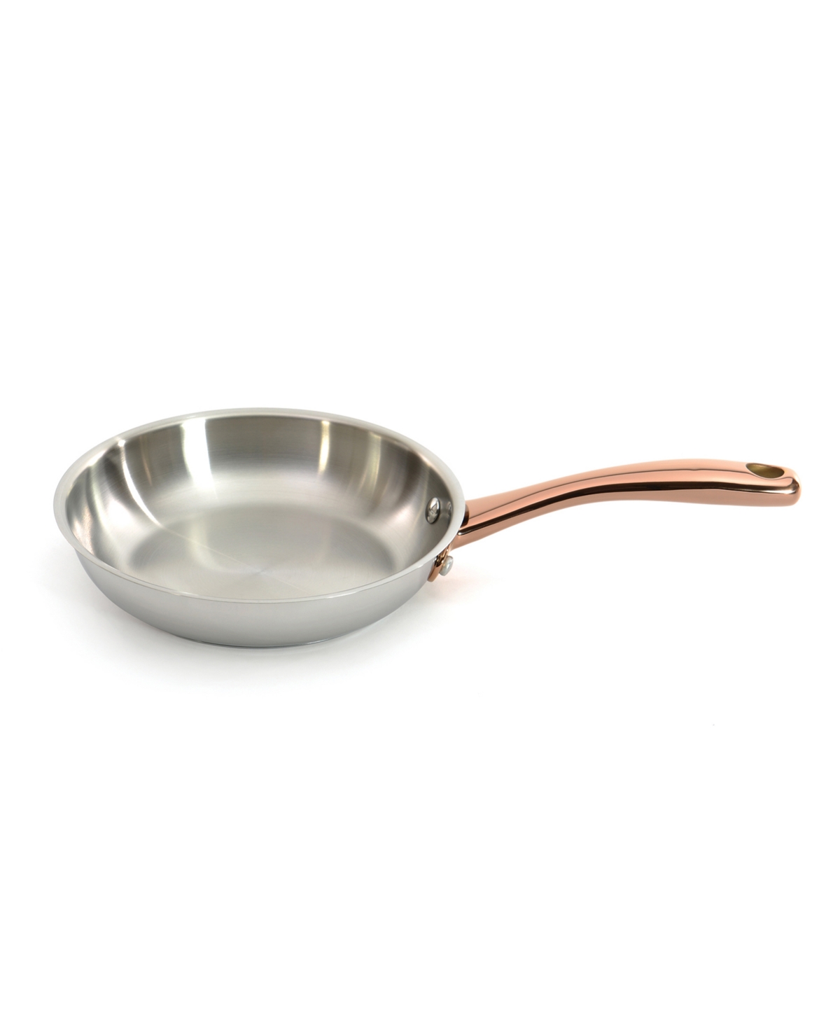 BergHOFF Ouro Gold 3pc 18/10 Stainless Steel Starter Set, Ss Lids , Rose Gold Handles