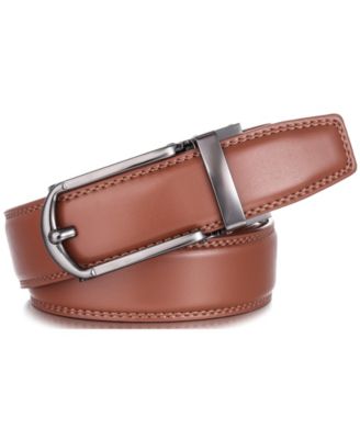 marino men's genuine leather ratchet dress belt Mio Marino Men's Netted Leather Ratchet Belt