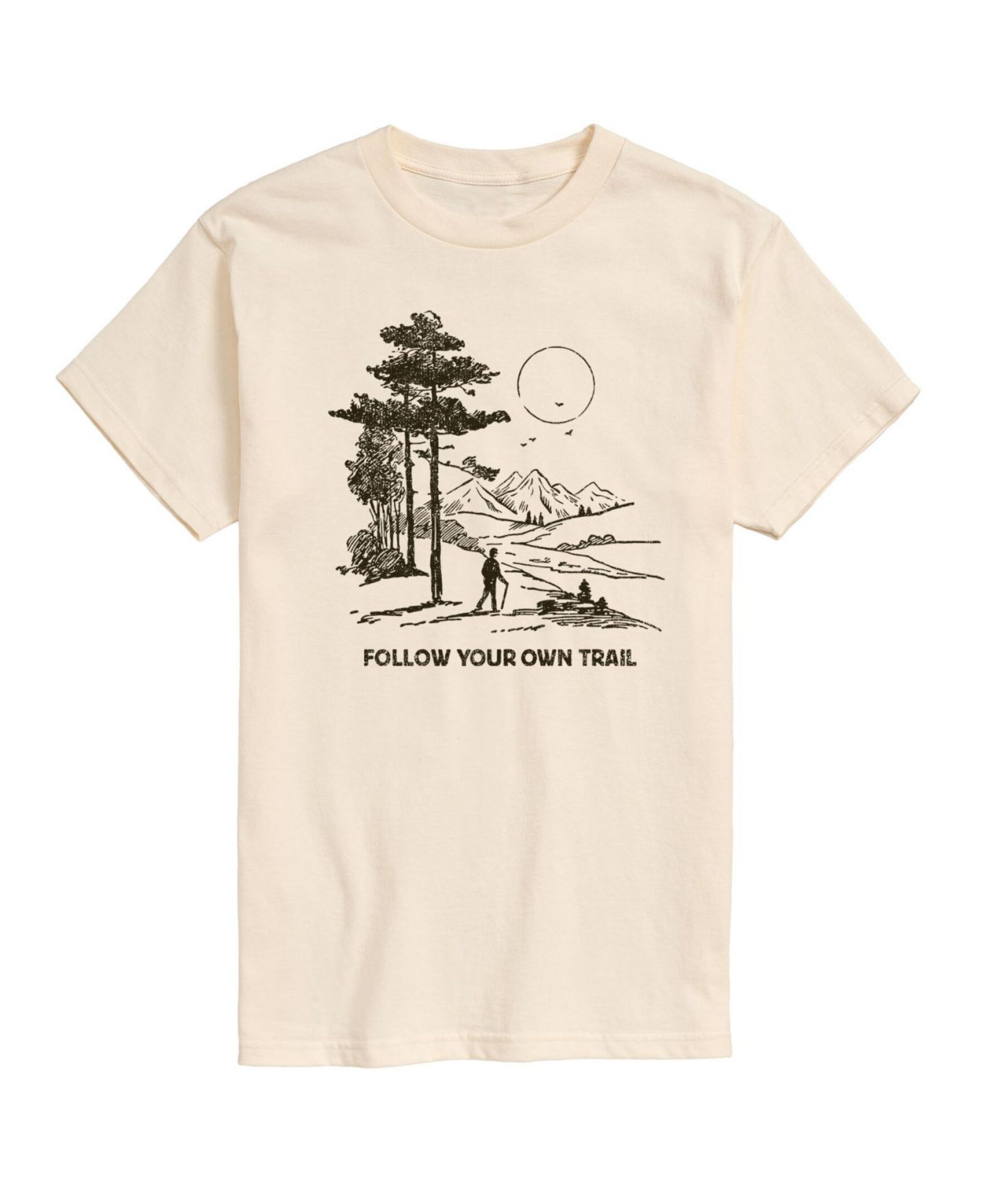 Мужская футболка AIRWAVES Instant Message Short Sleeve, цвет: Бежевый / Хаки — фото 1