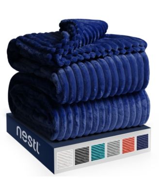 Cut Plush Lightweight Super Soft Fuzzy Luxury Bed Blanket, King