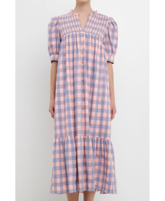 knee length dresses for ladies English Factory
