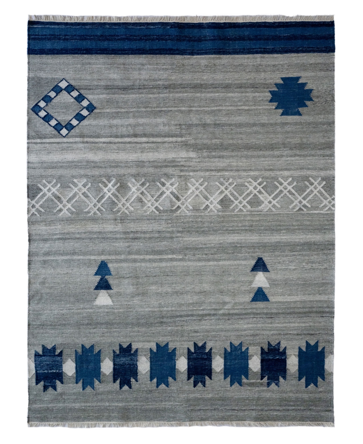 Genevieve Gorder Vintage-Like Moroc Outdoor 3501 8' x 10' Area Rug - Indigo