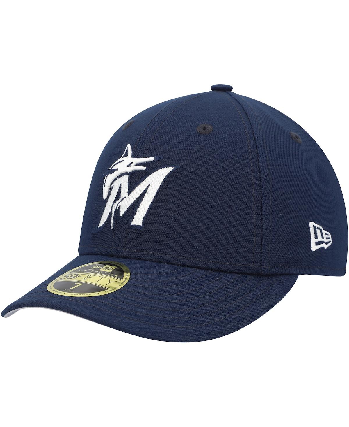 New Era Navy New York Yankees Oceanside Low Profile 59fifty Fitted Hat In Navy