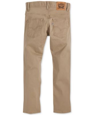 Big Boys 511 Slim Fit 5-Pocket Sueded Pants