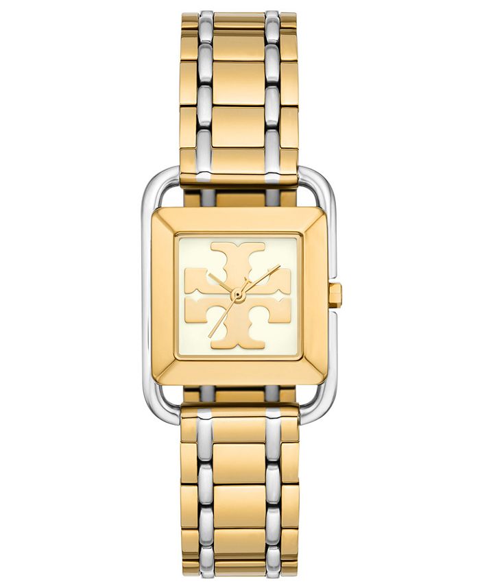 Miller Watch, Leather/ Gold-Tone Stainless Steel: Women's Designer Strap  Watches