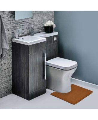 Non-Slip, Ultra Soft Plush, Memory Foam Bath Rug - Contour 24"x20"