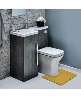 Non-Slip, Ultra Soft Plush, Memory Foam Bath Rug - Contour 24"x20"