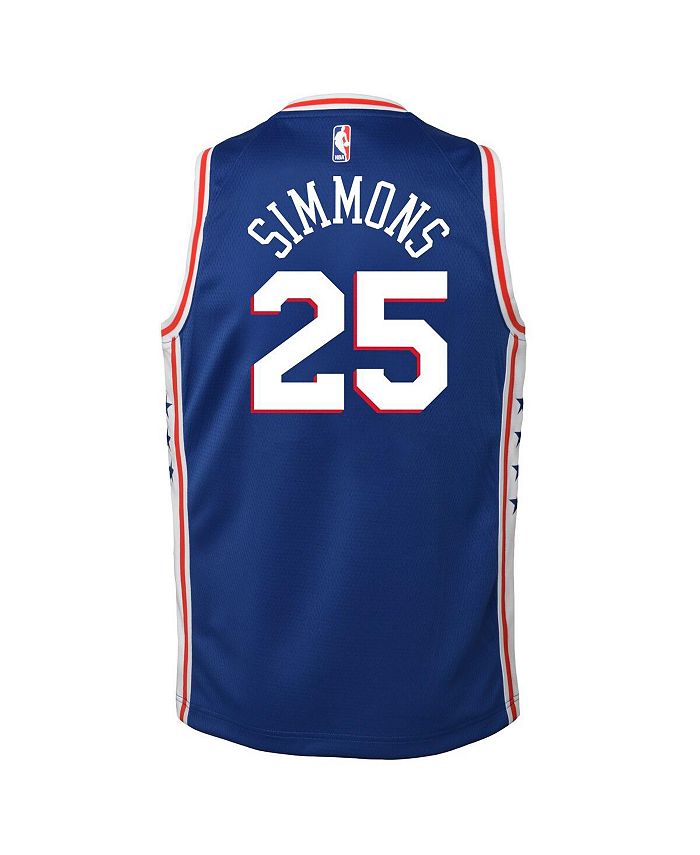 Nike Ben Simmons Philadelphia 76ers Icon Swingman Jersey, Big Boys (8 ...