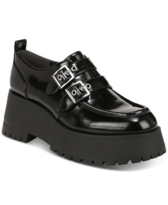 Zodiac Black Leather Buckle Slip-On Loafers Amazon.com | ZODIAC Women main image 2