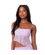 PMUYBHF Lace Camisoles Square Neck Tank Top Women Cotton Women's Corset  Tops with underwire Camisole Two Layer Support Push up Lace Bra Camisole