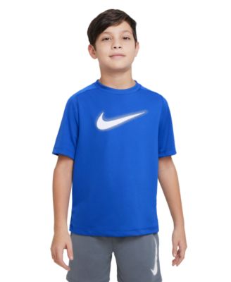 Nike - Big Boys Dri-FIT Multi+ Logo-Print Training T-Shirt