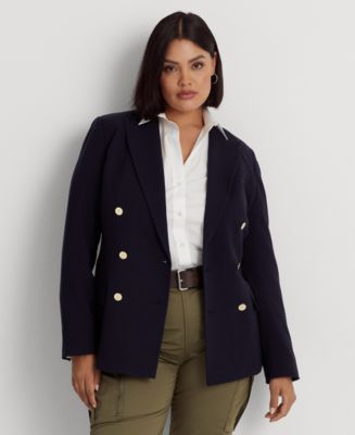 Yves Saint Laurent Navy Blue Double Breasted shops Jacket for Boys or Ladies Who Shop the Boys Department