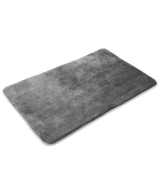 Ultra-Soft Plush Memory Foam Non-Slip Bath Rug, 17" x 24"