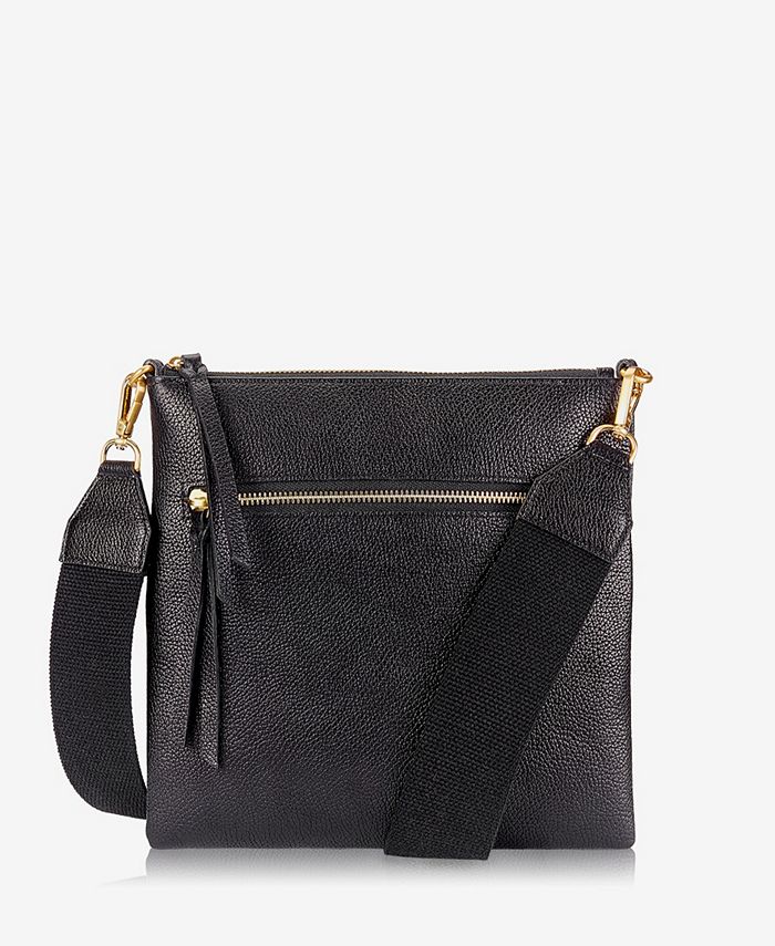 GiGi New York Kit Leather Messenger Bag - Macy's