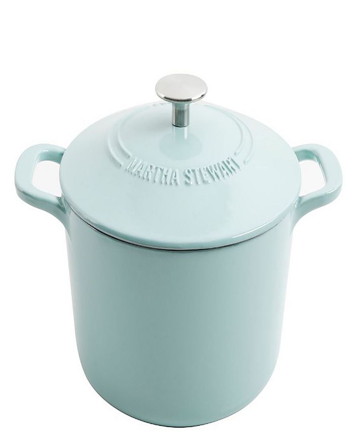 Martha Stewart Gatwick 7 qt. Cast Iron Round Dutch Oven with Lid & Reviews