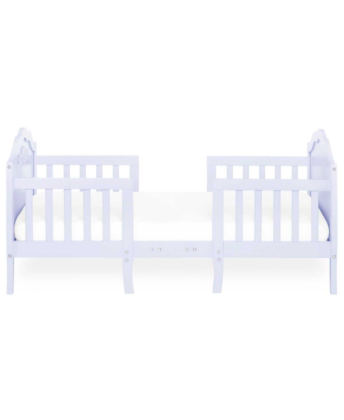 SweetPea Baby Rose 3-in-1 Convertible Toddler Bed, Greenguard Gold, Jpma, Safety Rails, Made of Sustainable New Zealand Pinewood