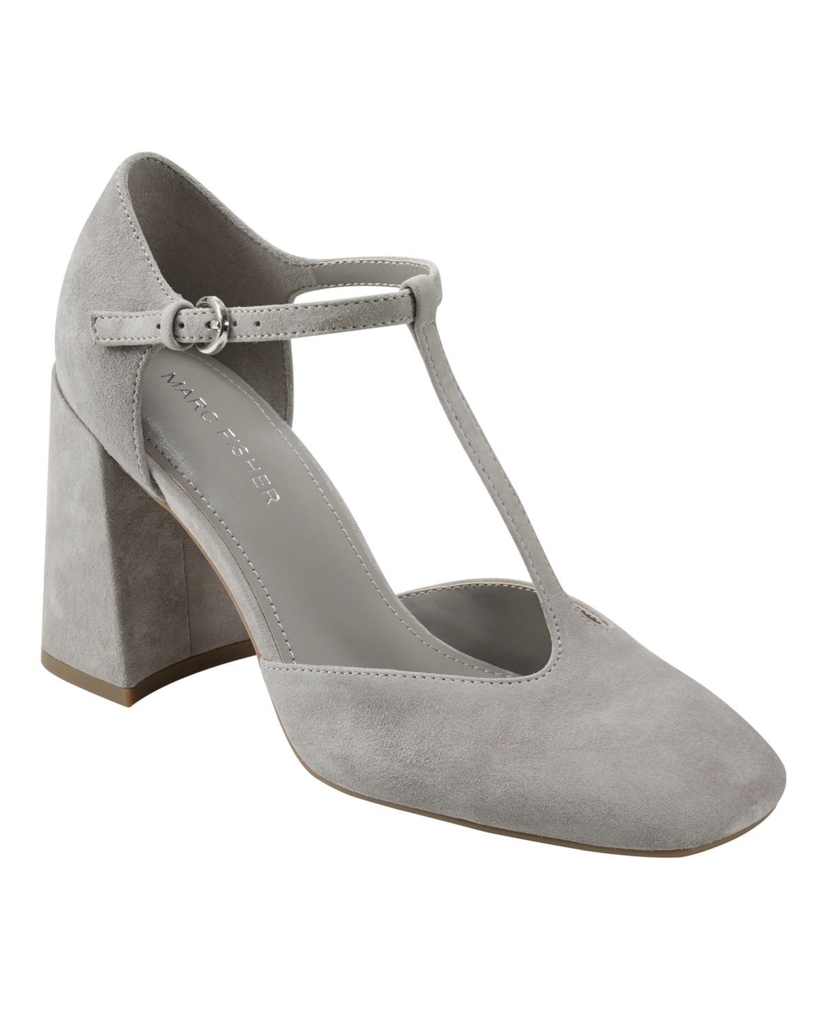 Women's Cyrene Tapered Block Heel Dress Pumps - Taupe Leather