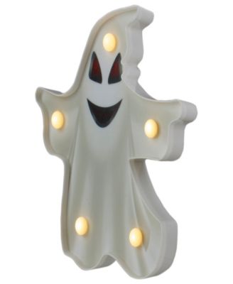 7" LED Lighted Ghost Halloween Marquee Sign