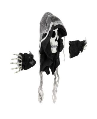 10" Spooky Skeleton 3-D Halloween Window Decoration Set, 3-Piece