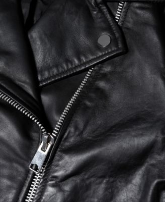 Women's Leather Biker Jacket