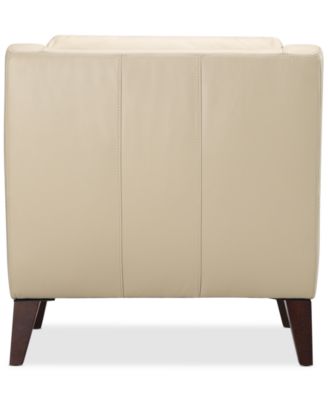 CLOSEOUT! Collyn 34" Modern Leather Chair, Created for Macy's