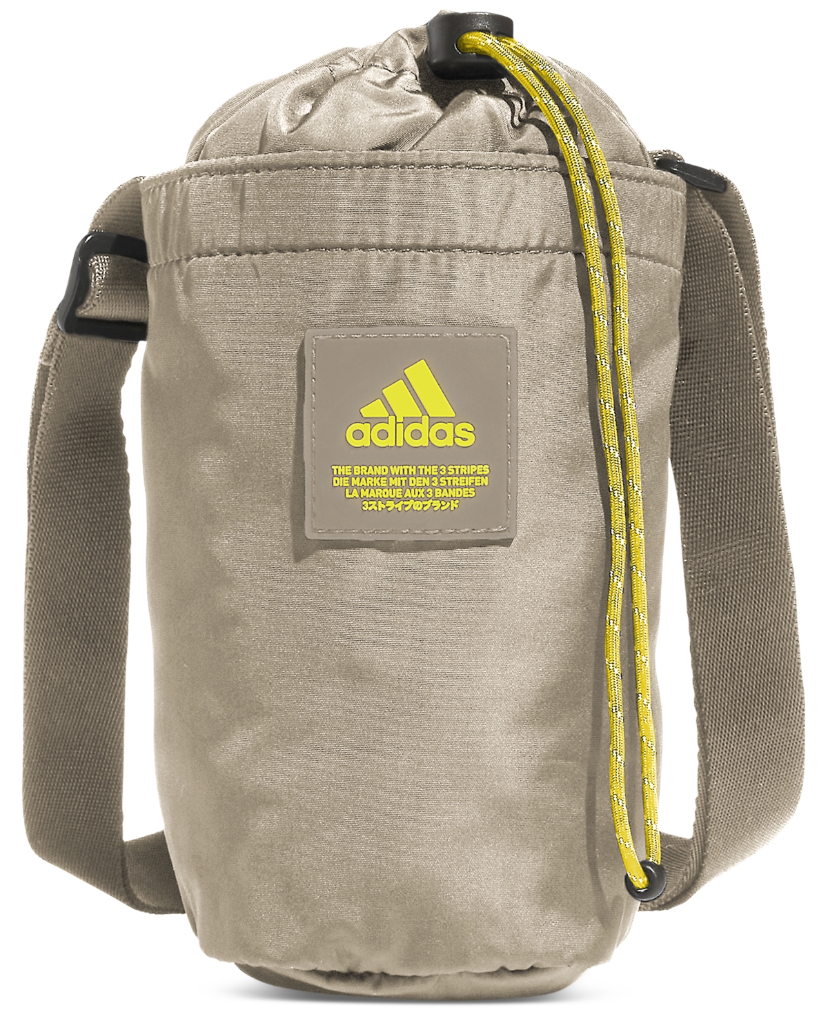 Adidas Originals Men's Hydration 2 Crossbody Bag In Medium Beige