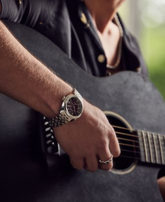 Men's Classic Jet Star Stainless Steel Bracelet Watch 40mm