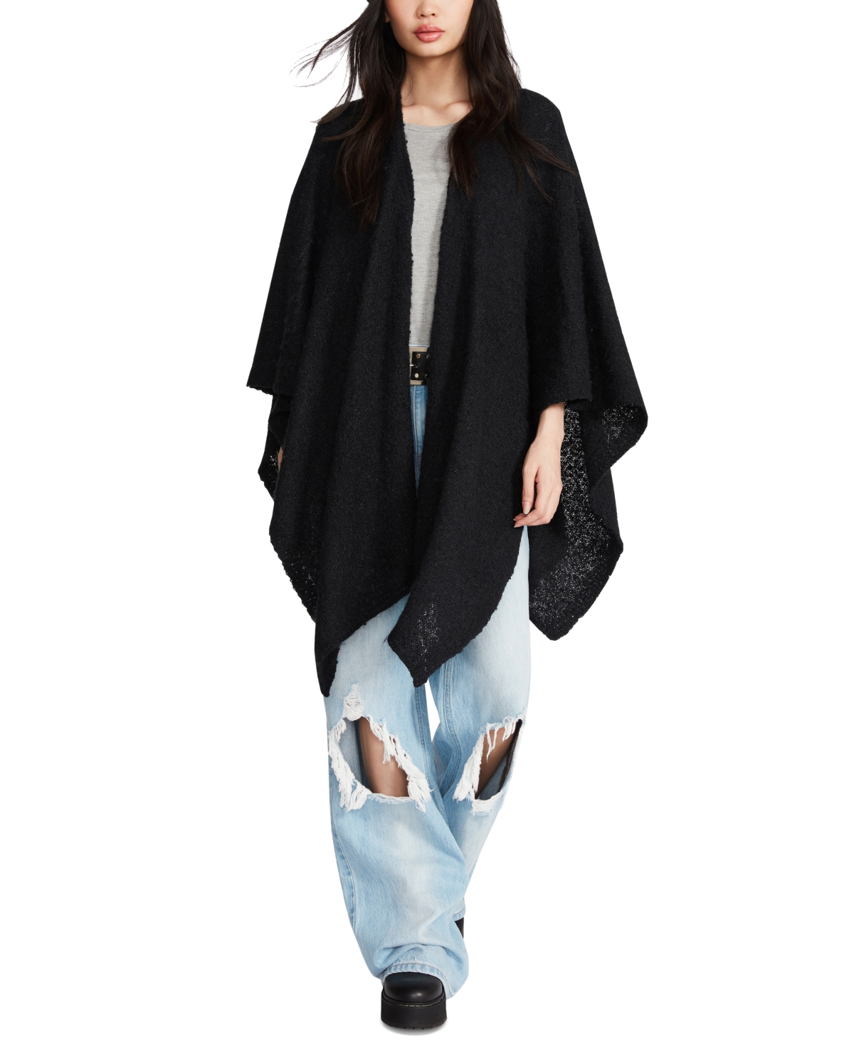 Steve madden online poncho coat