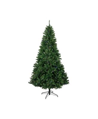 7.5' Pre-Lit Manchester Pine Instant Connect Artificial Christmas Tree with Dual LED Lights