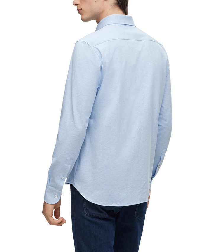 Hugo Boss Men's Stretch Casual-Fit Dress Shirt - Macy's