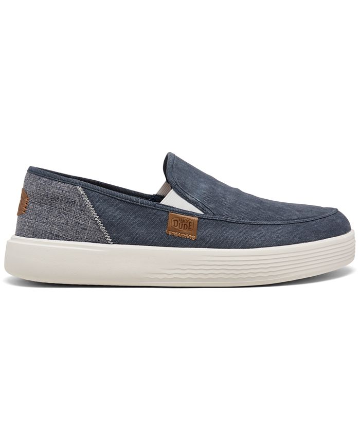 Hey Dude Men's Sunapee Craft Casual Slip-On Moccasin Sneakers from ...