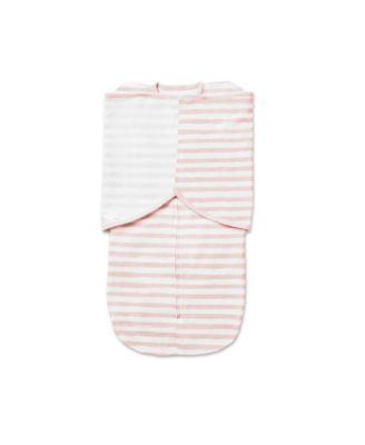 Halo Dream Inc Cotton Swaddle Trio - Pink watercolor stripe 25$