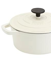 Cast Iron 3 Quart Round Enamel Dutch Oven