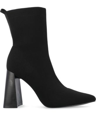 Women's Noralinn Knit Stacked Heel Dress Booties