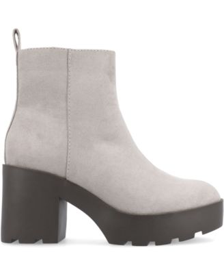 Women's Cassidy Platform Block Heel Lug Sole Booties