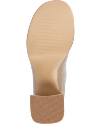 Women's Aylani  Foam Crinkle Patent Faux Leather Platform Boots