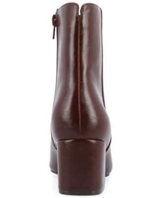 Women's Adria Round Toe Block Heel Booties