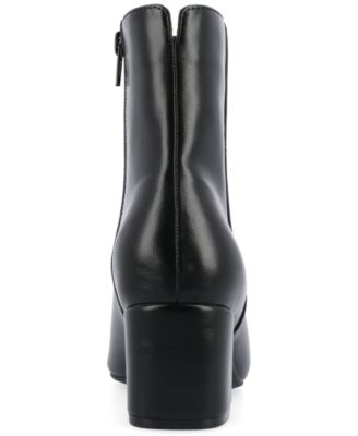 Women's Adria Round Toe Block Heel Booties