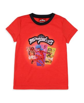 Girls Miraculous: Tales of Ladybug & Cat Noir 2-Piece Pajama Short Set