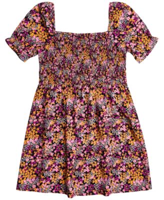 Roxy - Big Girls Free The Animal Floral-Print Dress
