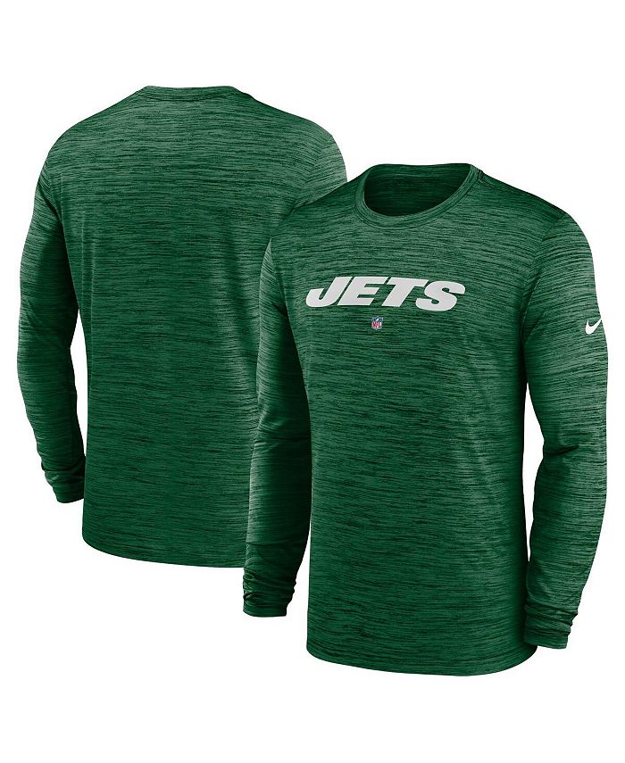 Nike Men's Green New York Jets Sideline Team Velocity Performance Long  Sleeve T-shirt - Macy's