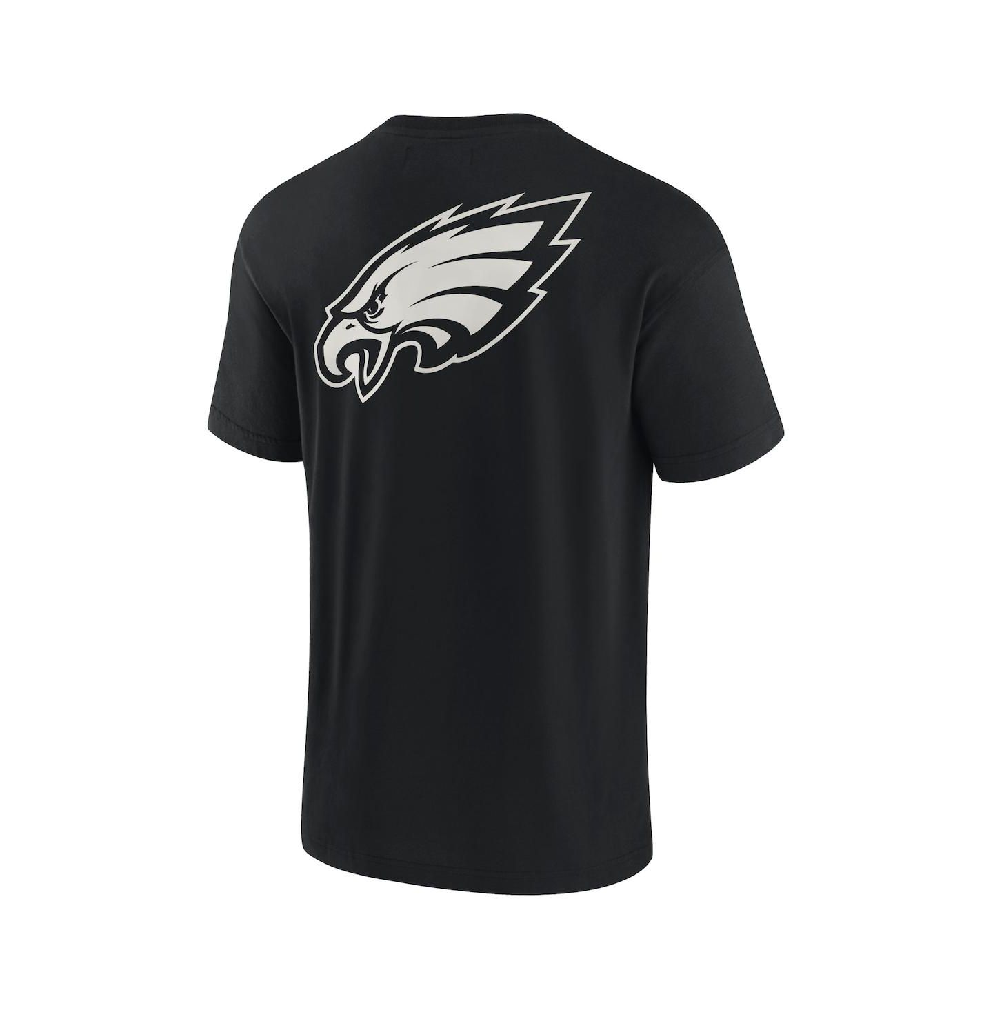 Футболка Fanatics Signature Black Philadelphia Eagles Super Soft Short Sleeve — фото 4