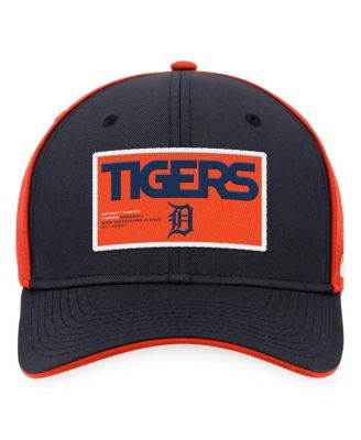 Men's Navy, Orange Detroit Tigers Classic99 Colorblock Performance Snapback Hat