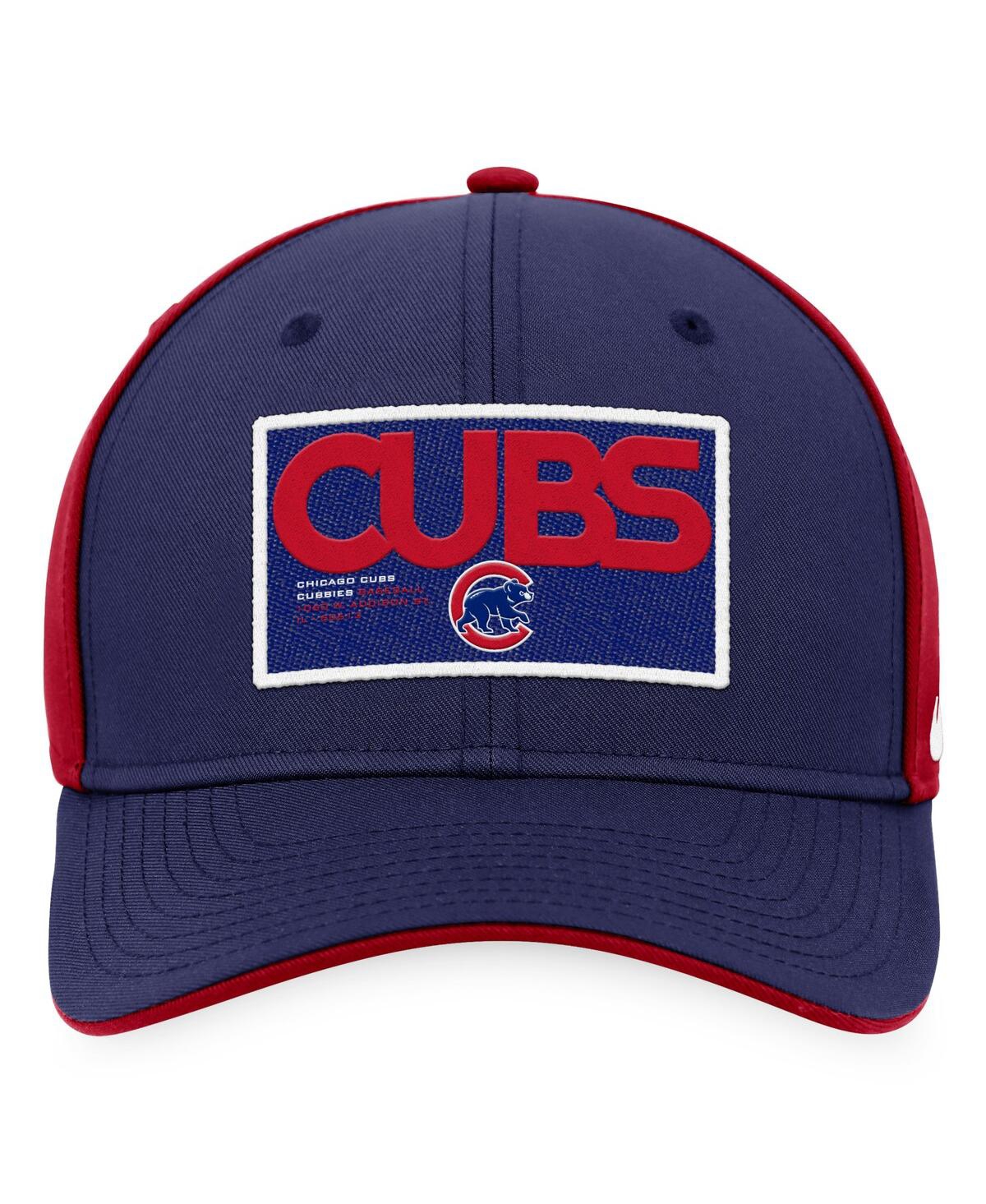 Nike Chicago Cubs Classic99 Color Block  Men's Mlb Adjustable Hat In Royal,red