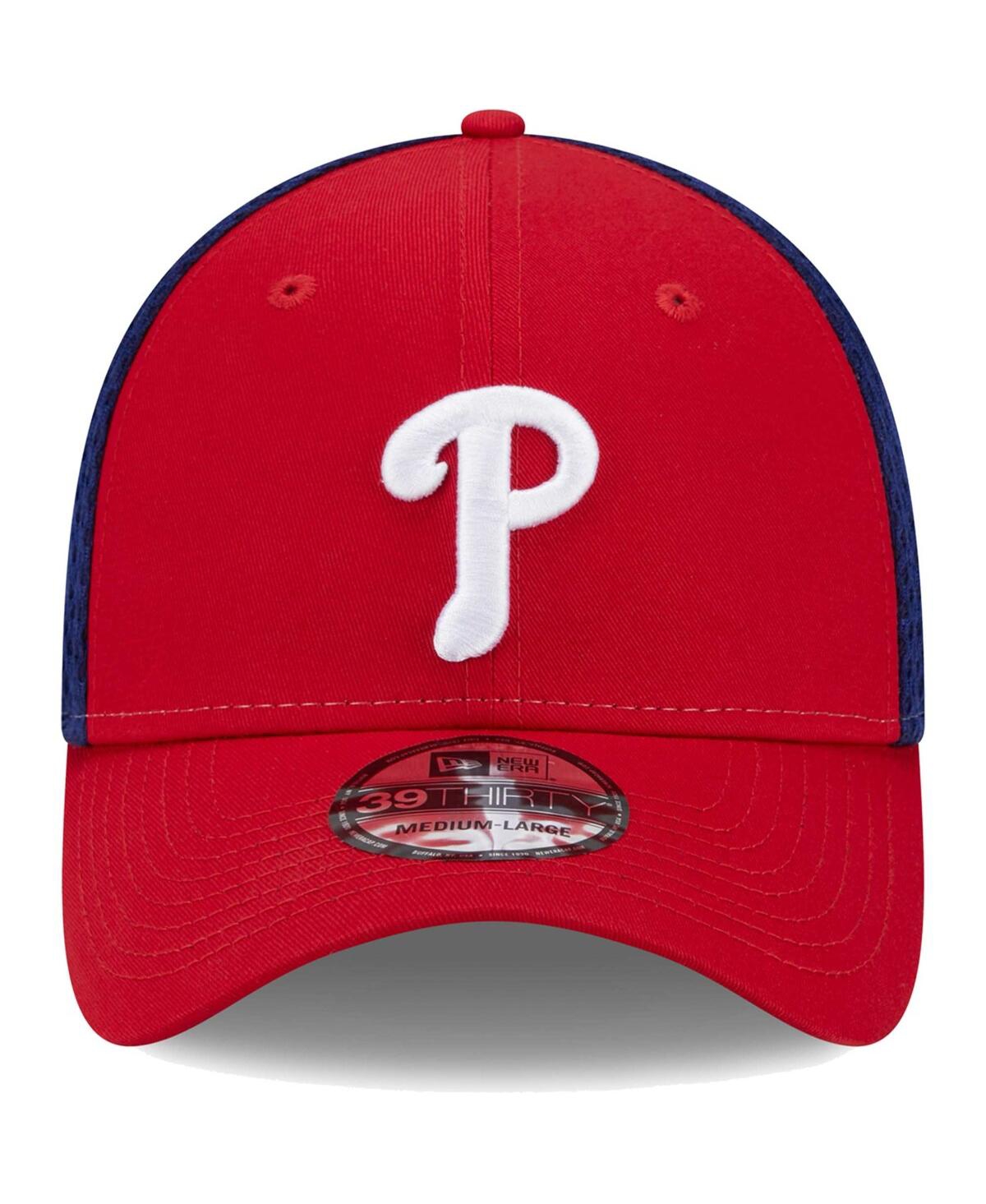 Men's New EraPhiladelphia Phillies Team Neo 39THIRTY Flex Hat - Red