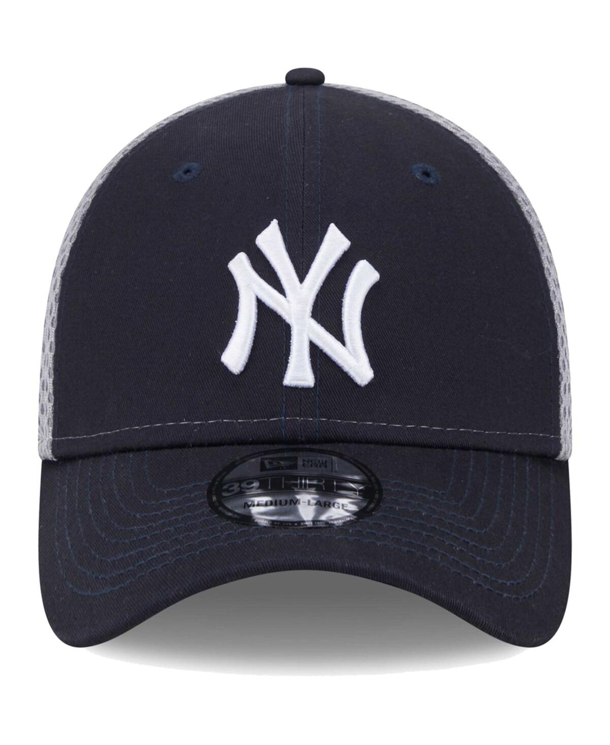 New Era Men's  Navy New York Yankees Team Neo 39thirty Flex Hat In Navy