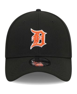 Men's Black Detroit Tigers Logo 39THIRTY Flex Hat