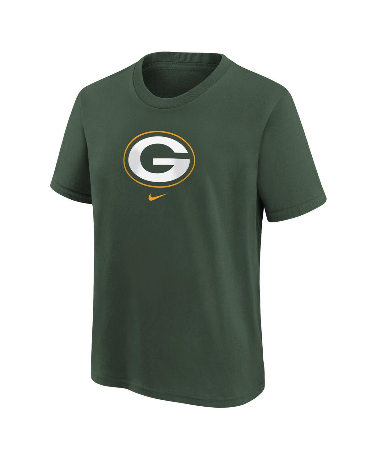 Nike Toddler Boys And Girls  Green Green Bay Packers Logo T-shirt In Green