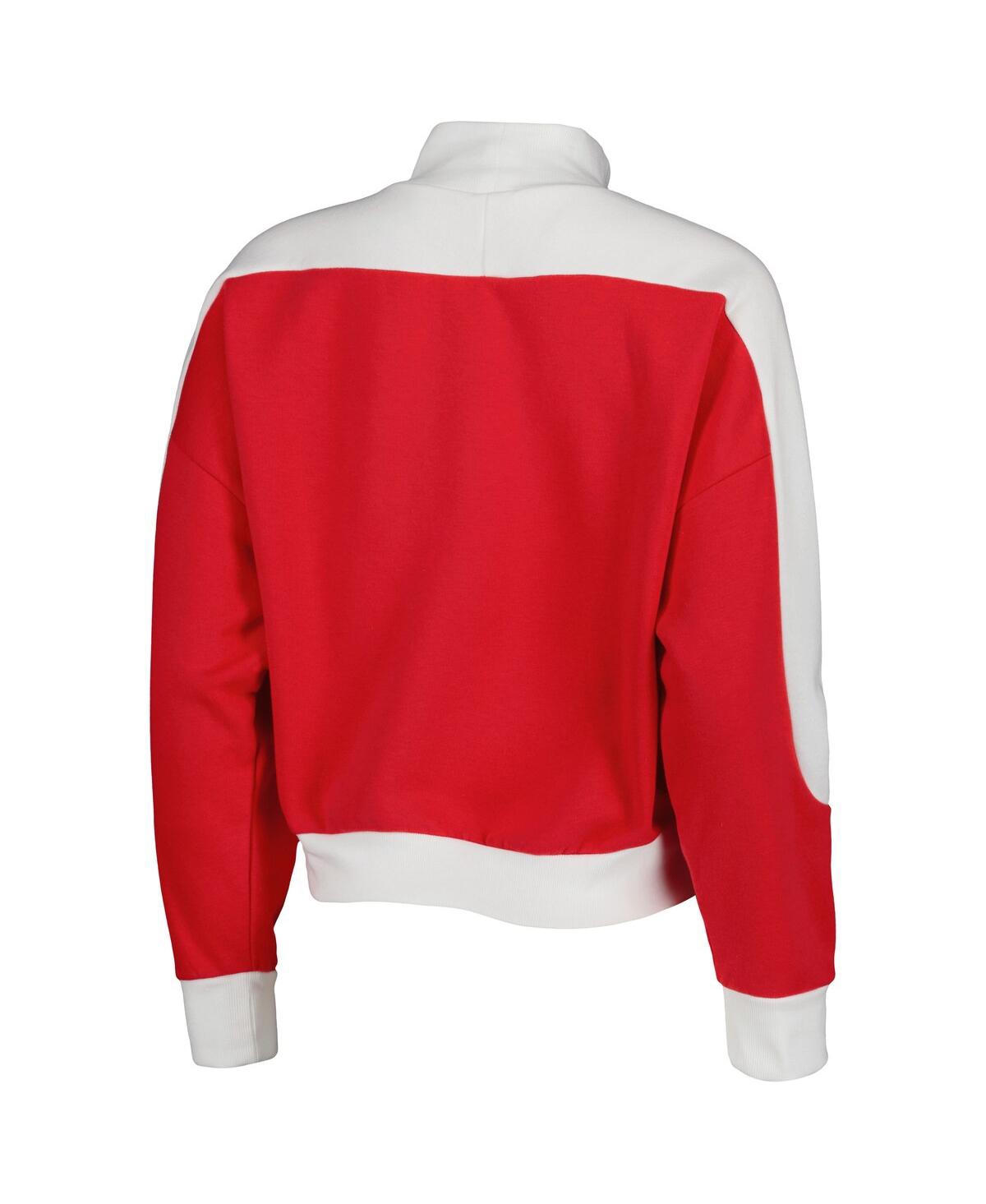 Gameday Couture Crimson Oklahoma Sooners Make It A Mock Sporty Pullover Sweatshirt In Red